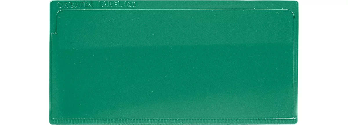 Etikettentasche Label PLUS, magnetisch, 50x110, grün