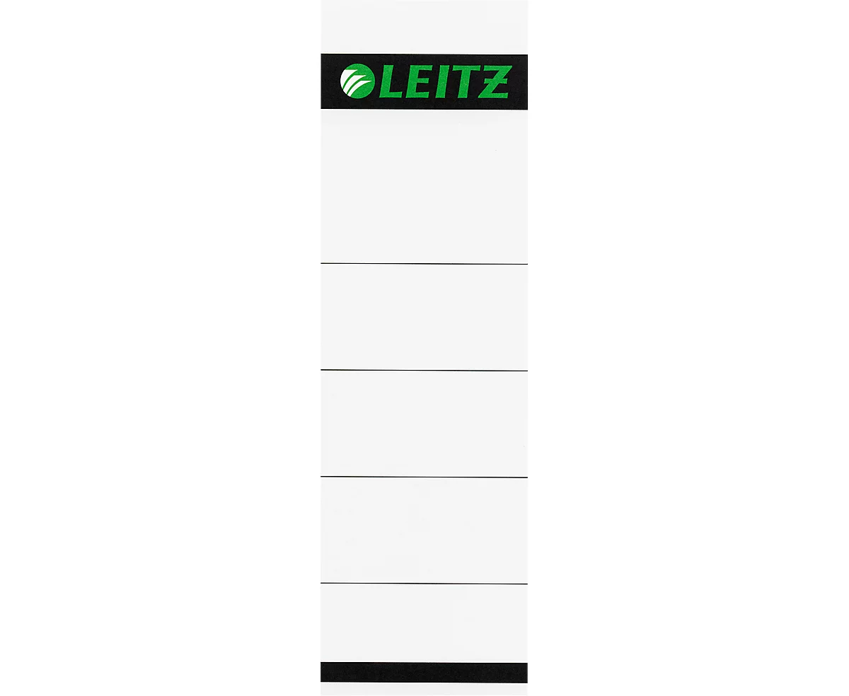 Etiquetas de papel para lomo LEITZ®, ancho del lomo 80 mm, etiqueta insertable, 10 unidades