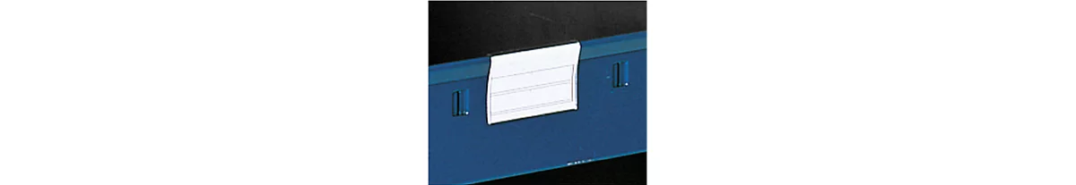 Etiquetas para bandejas de almacenamiento, W 85 mm, 100 piezas