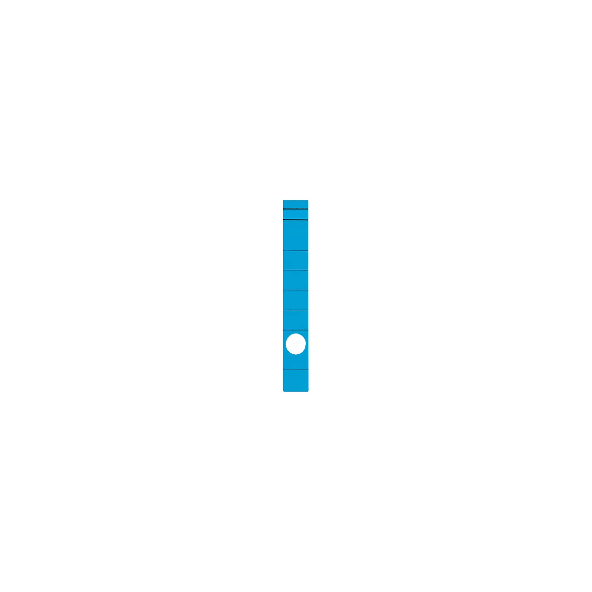 Étiquette pour classeur, largeur de tranche 39 mm, autocollant, 10 p., bleu