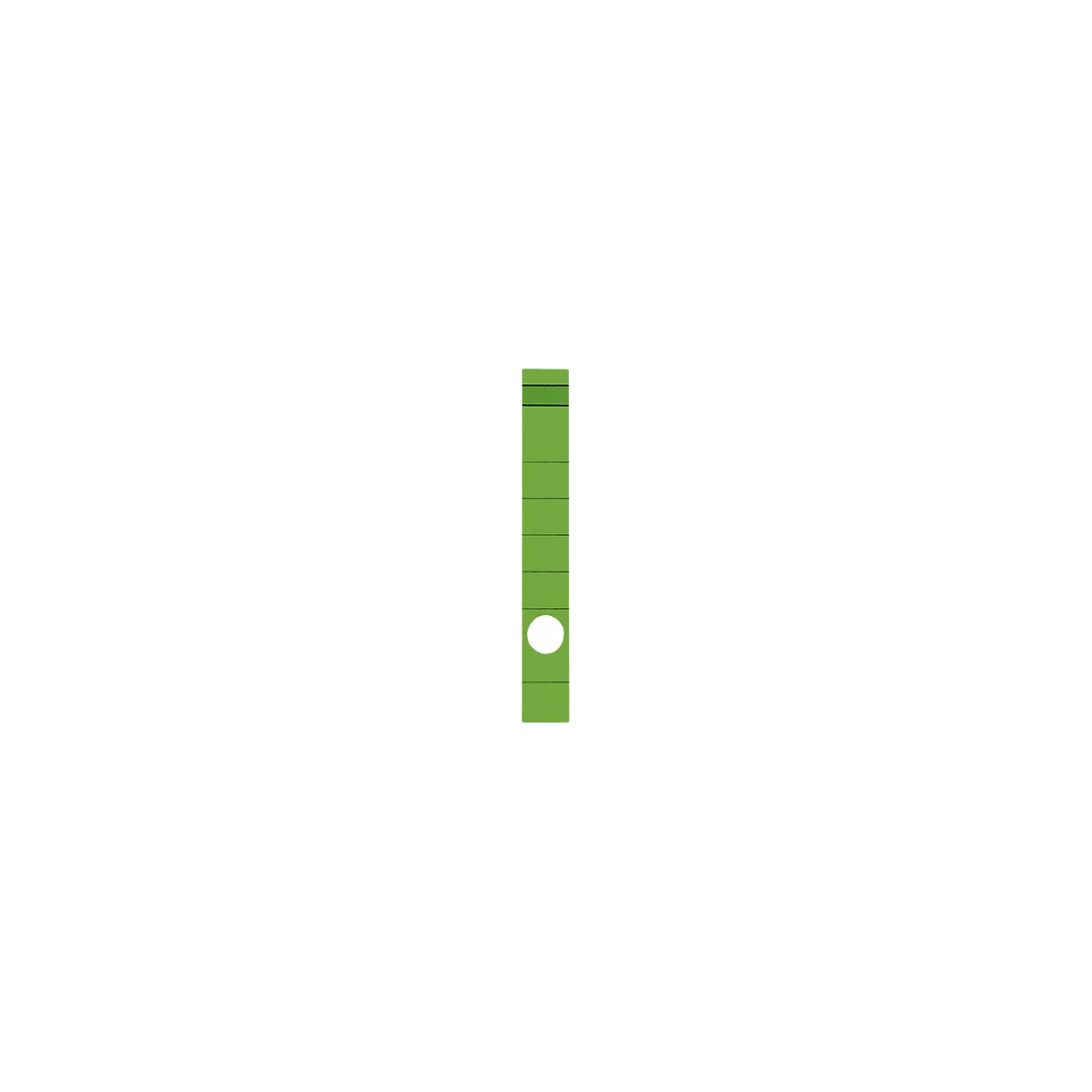 Étiquette pour classeur, largeur de tranche 39 mm, autocollant, 10 p., vert