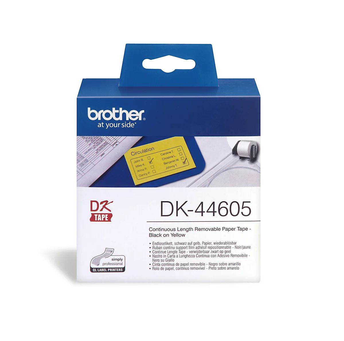 Étiquettes en bande Brother DK, diff. dimensions à prix avantageux