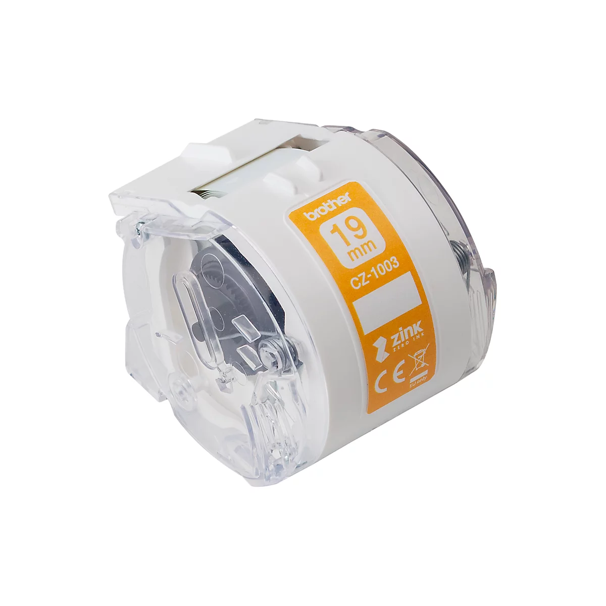 Étiquettes en rouleaux pour Brother VC-500W, autocollant, L 5000 mm x l. 19 mm