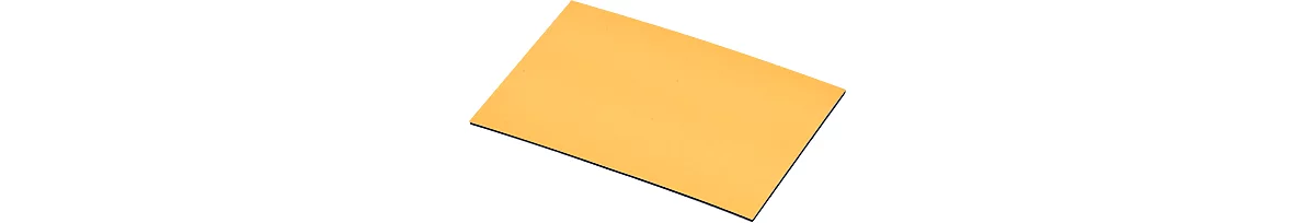 Étiquettes magnétiques pour rayonnage, 20 x 60 mm, jaune