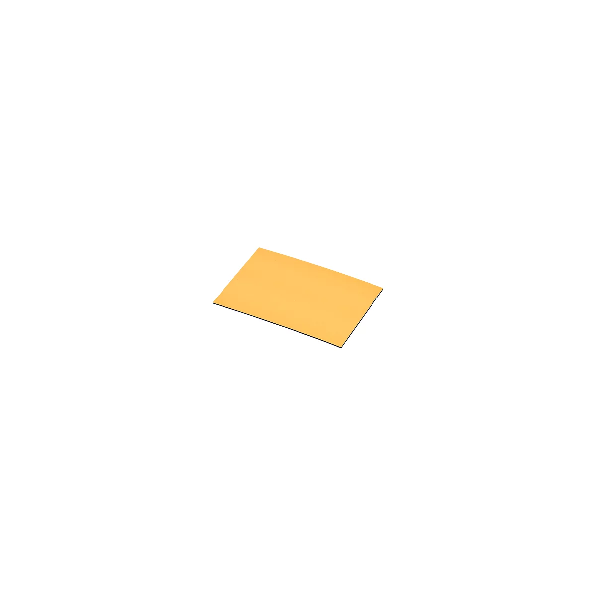 Étiquettes magnétiques pour rayonnage, 25 x 75 mm, jaune