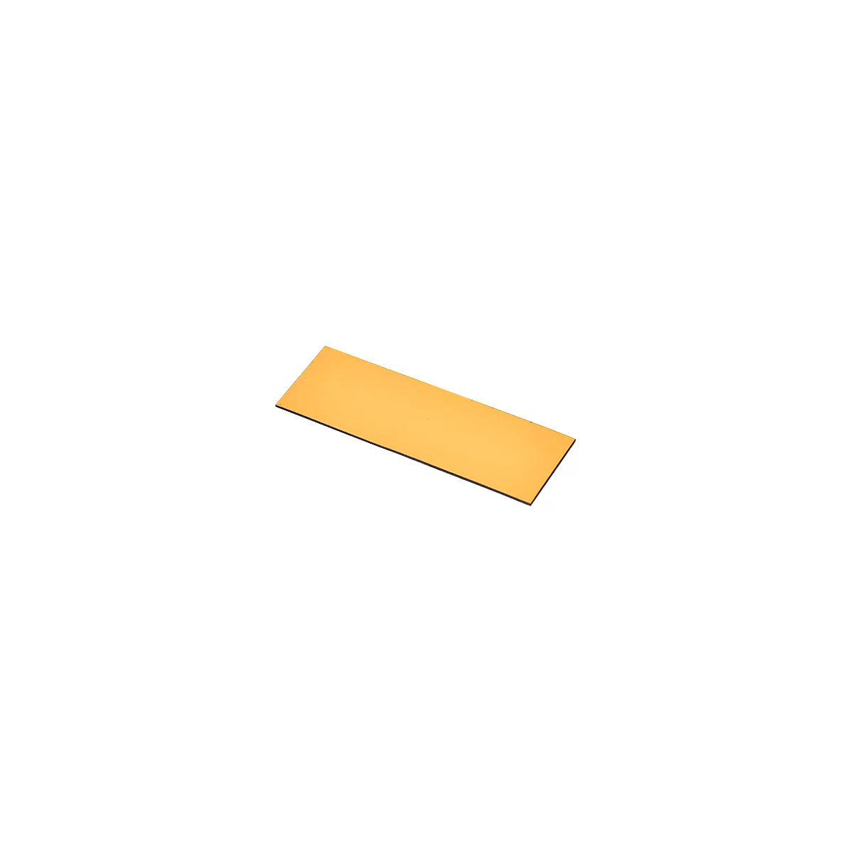 Étiquettes magnétiques pour rayonnage, 40 x 100 mm, jaune
