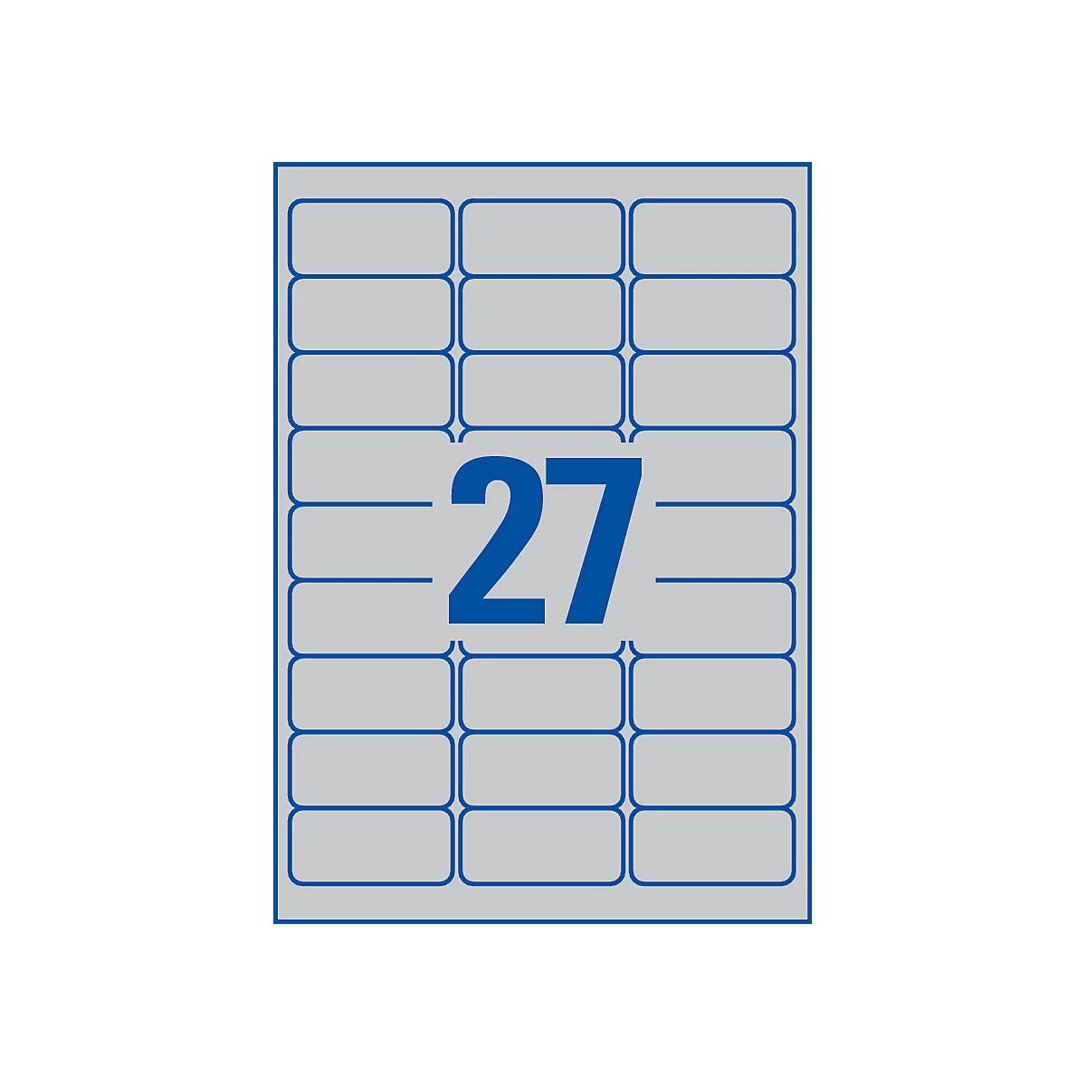 Étiquettes multifonctionnelles ultra-résistantes L6011-100 AVERY® Zweckform, 63,5 x 29,6 mm, 2700 étiquettes
