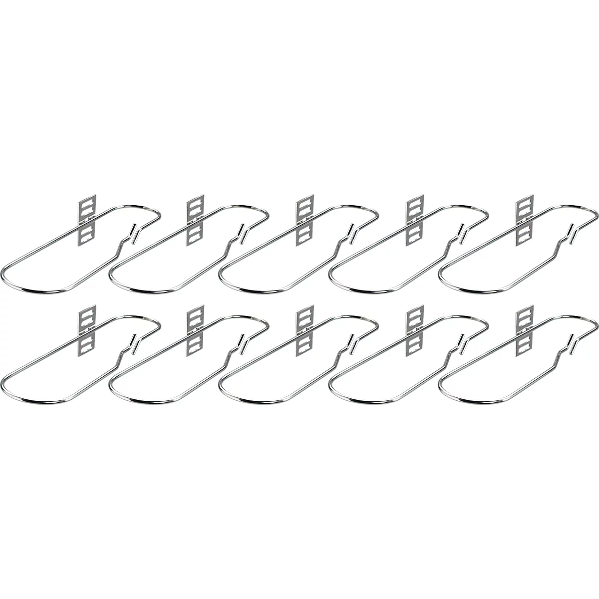 Etrier guide-câbles, galvanisé, en acier rond, L 330 x P 90 mm, 10 pièces