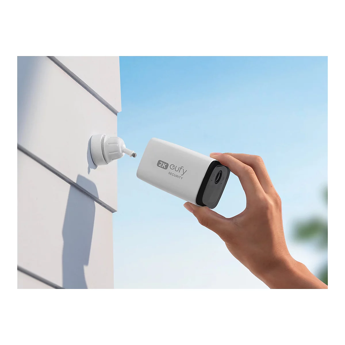 Eufy SoloCam C210 - Netzwerk-Überwachungskamera - Außenbereich - wetterfest - Farbe (Tag&Nacht) - 2K