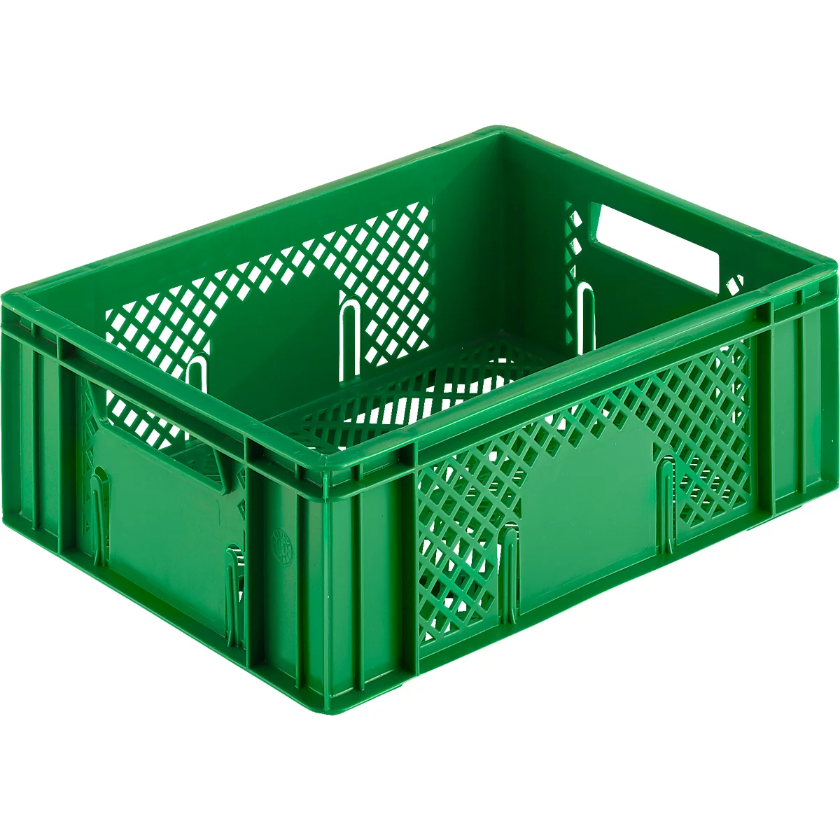 Euro Box bac à fruits et légumes, qualité alimentaire, capacité 11,9 L, version ajourée, vert