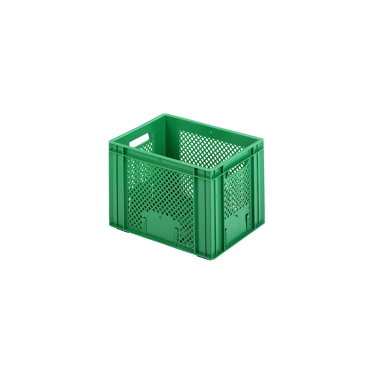 Euro Box bac à fruits et légumes, qualité alimentaire, capacité 20,2 L, version ajourée, vert