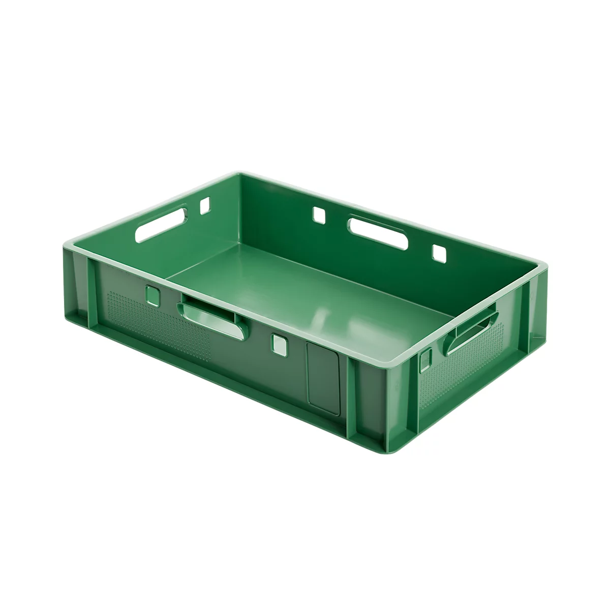 Euro Box Fleischkasten, lebensmittelecht, Inhalt 25,3 L, geschlossene Version, grün