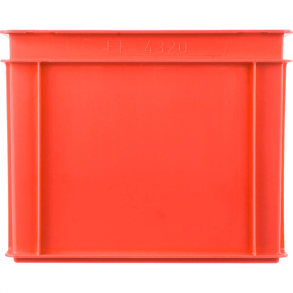 Euro Box Serie EF 4320, aus PP, Inhalt 29,5 L, geschlossene Wände, Unterfassgriff, rot