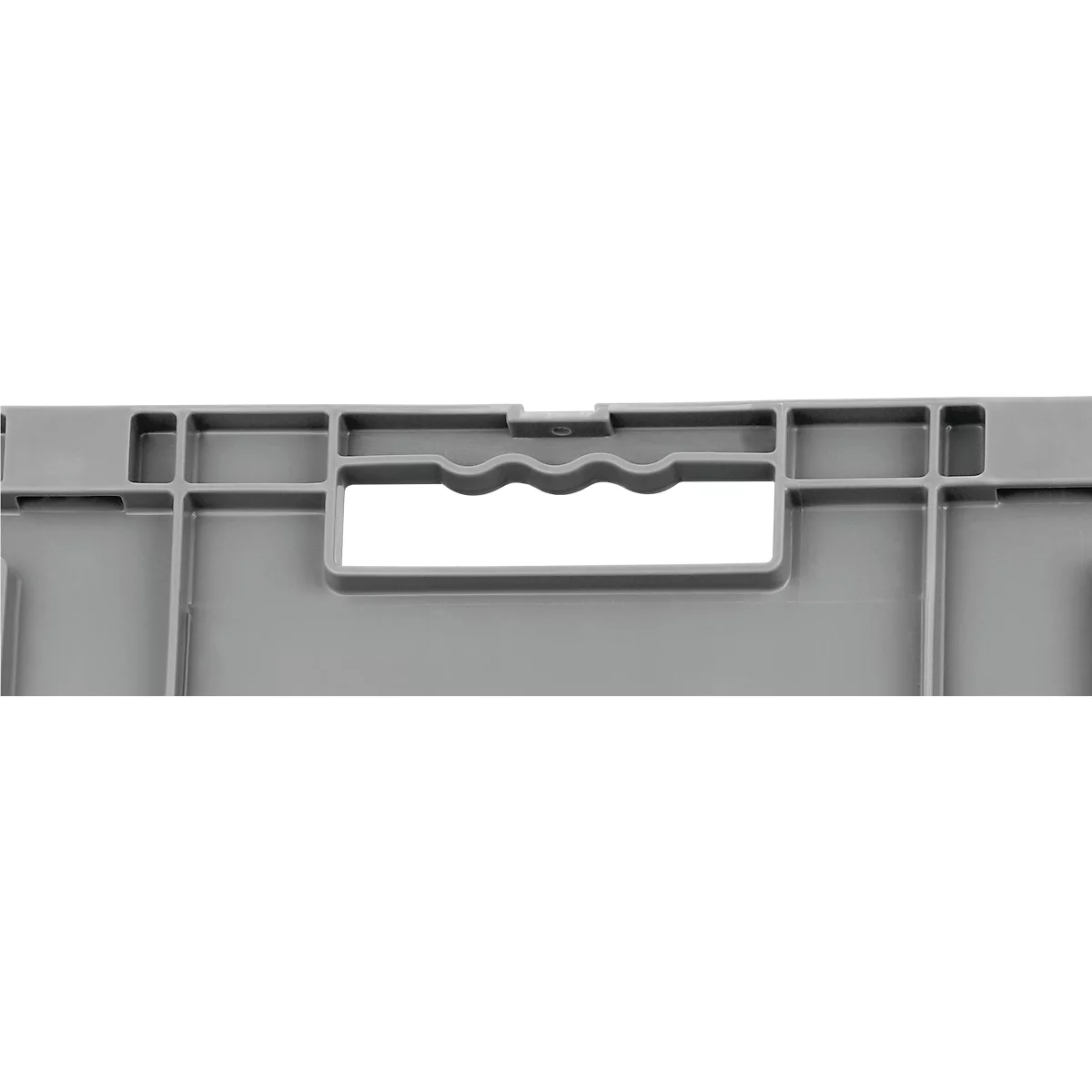 Euro Box Serie MF 6170, aus PP, Inhalt 30,8 L, Durchfassgriff, grau