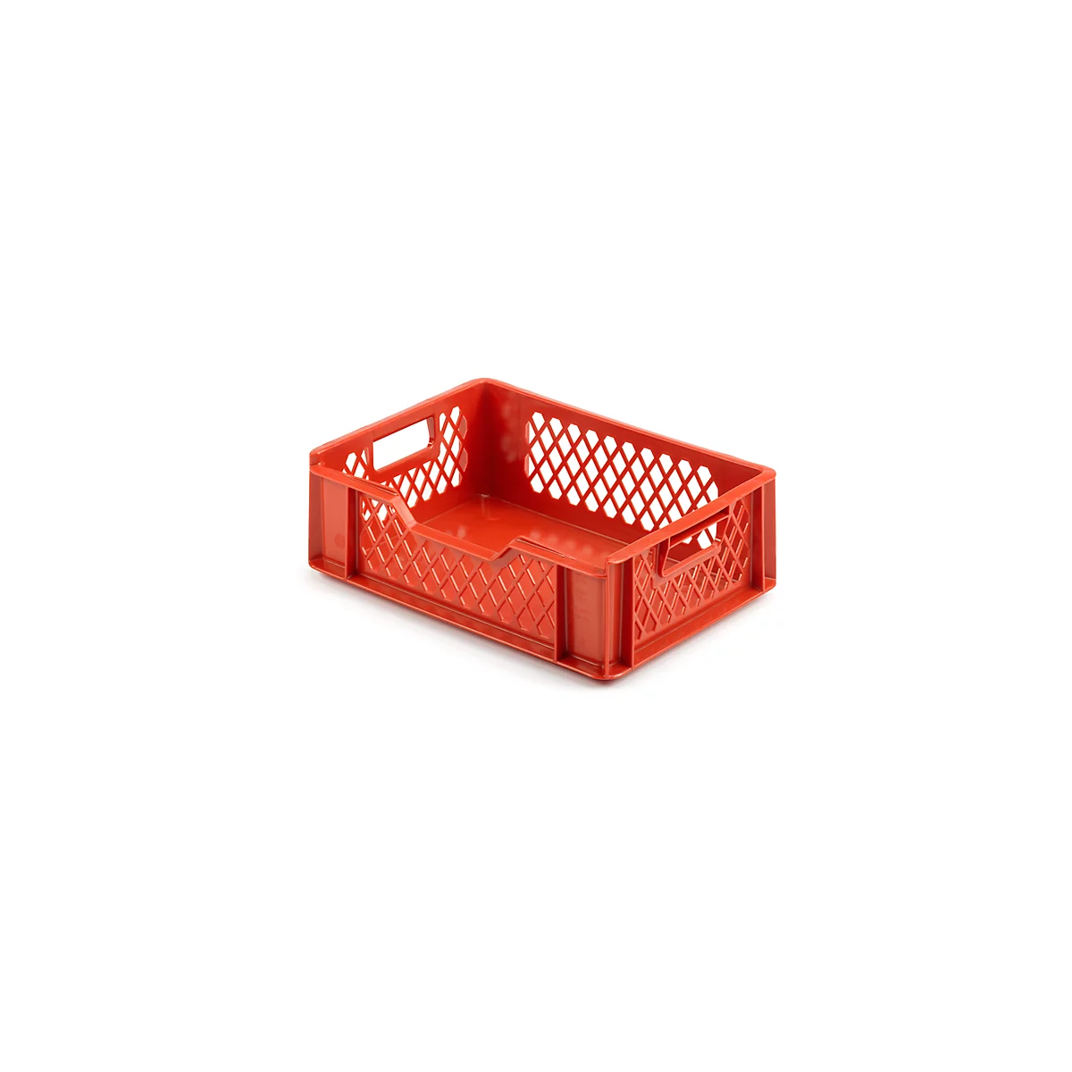 Euro Box vleesbak, voedselveilig, inhoud 10,8 liter, opengewerkte versie, rood