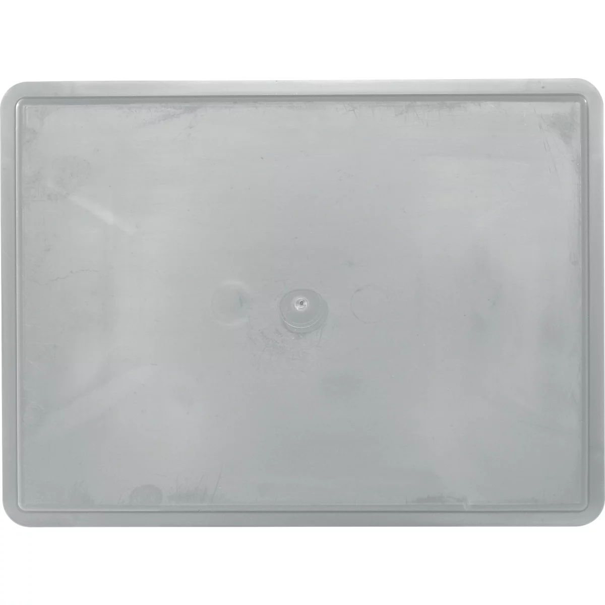 Eurobox-serie EF 4320, gemaakt van PP, inhoud 29,5 L, gesloten wanden, bodemgreep, grijs