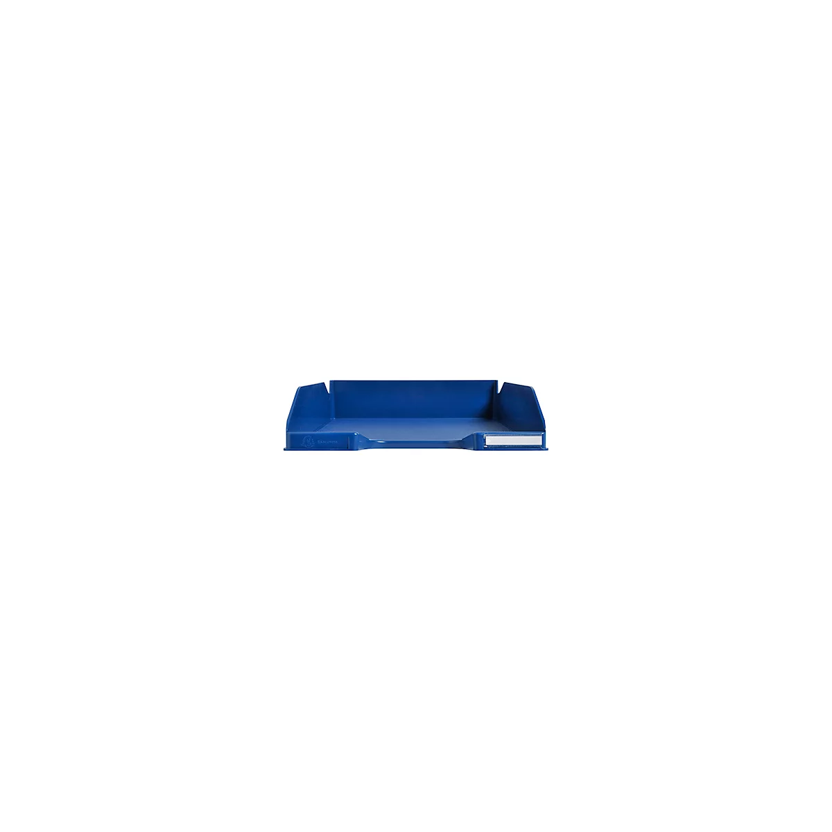 Exacompta BEE BLUE Combo-Midi brievenlade, voor A4+ documenten, stapelbaar, etikethouder, kunststof, marineblauw, 6 stuks