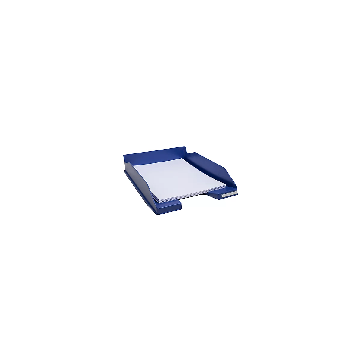 Exacompta BEE BLUE Combo-Midi brievenlade, voor A4+ documenten, stapelbaar, etikethouder, kunststof, marineblauw, 6 stuks