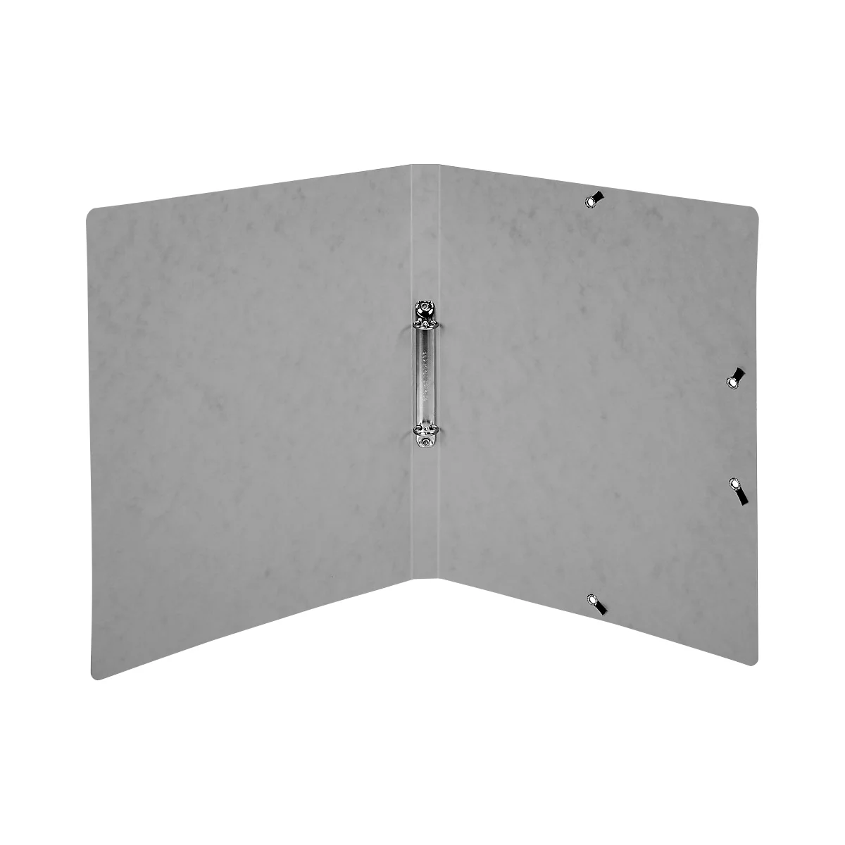 Exacompta Classeur à anneaux, DIN A4, 2 anneaux ronds, largeur du dos 20 mm, gris