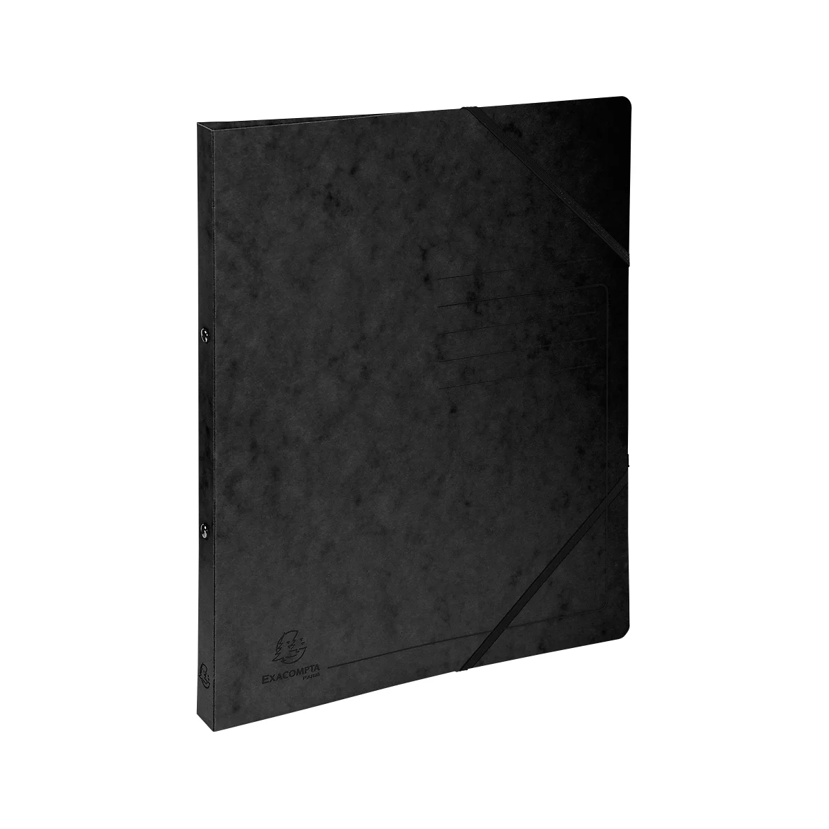 Exacompta classeur à anneaux, DIN A4, 2 anneaux ronds mécaniques, largeur du dos 20 mm, noir