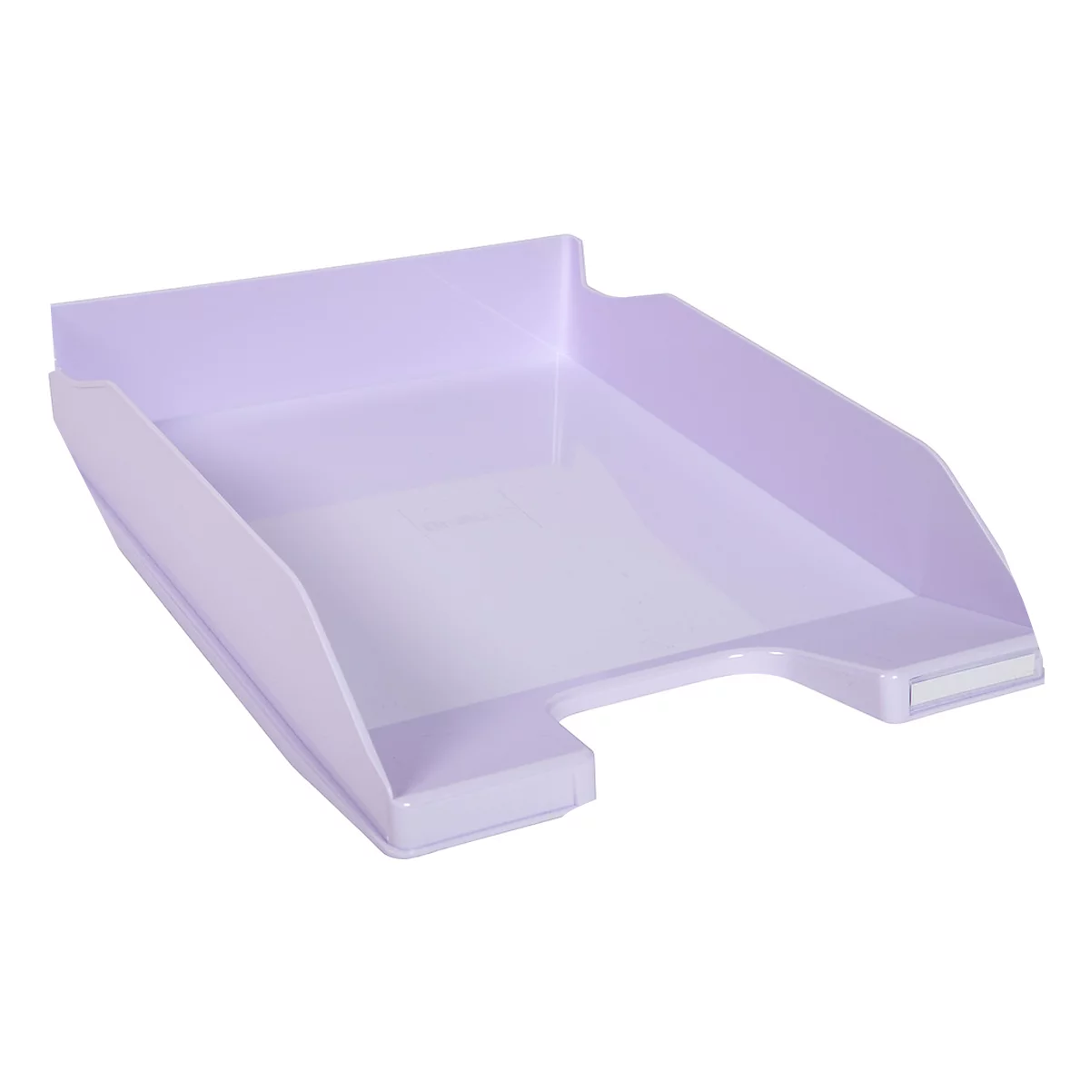 Exacompta COMBO MIDI Aquarel brievenbakje, voor documenten in A4+ formaat, stapelbaar, etikethouder, kunststof, mauve