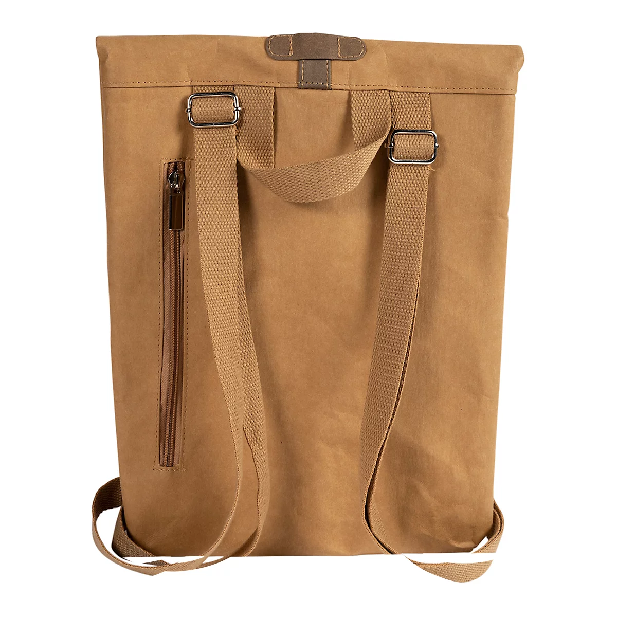 Exacompta Eterneco rugzak, in lederlook, voor laptops tot 14', documenten tot DIN A4, B 320 x D 130 x H 430 mm, papier, bruin