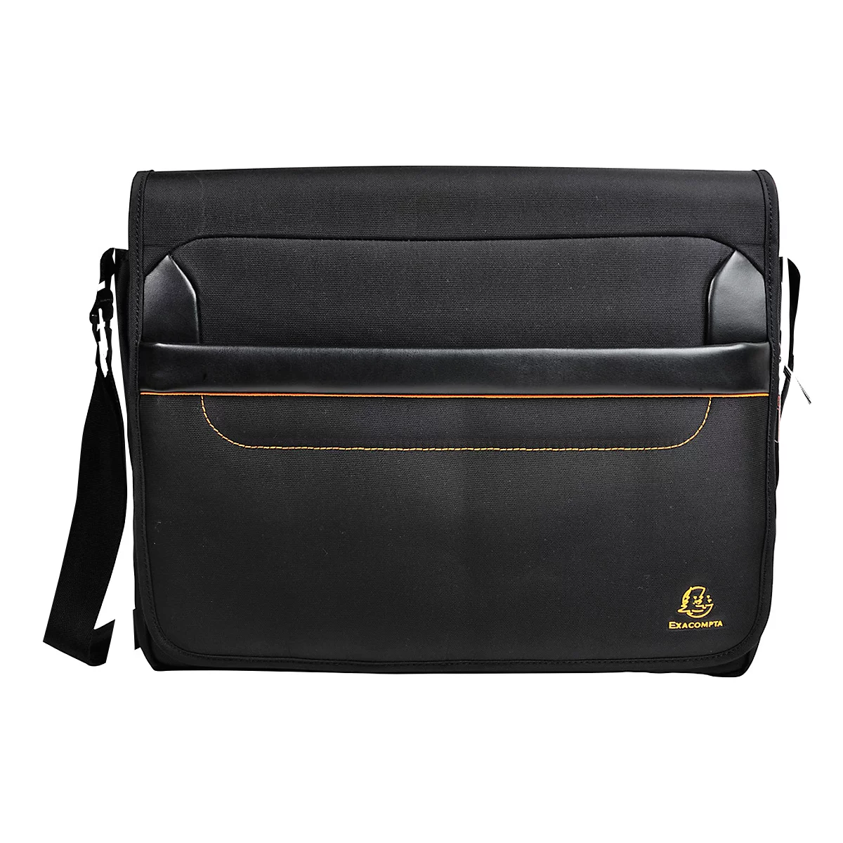 Exacompta Exactive laptoptas, voor laptops tot 14', documenten tot DIN A4, B 380 x D 100 x H 305 mm, polyester, zwart