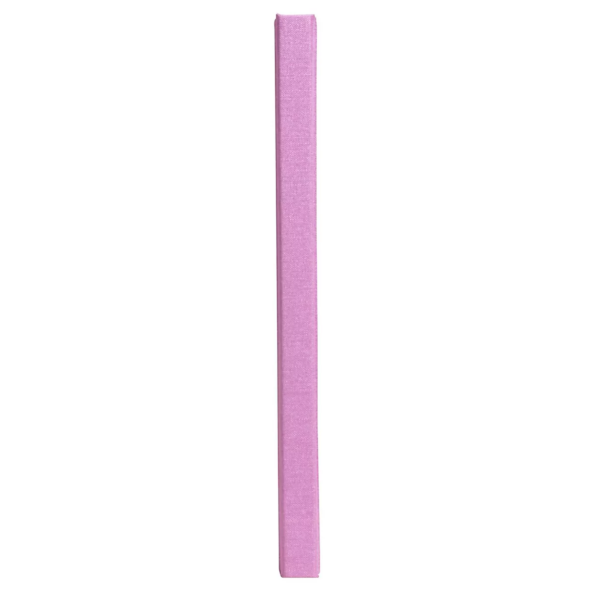 Een roze, langwerpig object dat doet denken aan een penpunt of blok, tegen een witte achtergrond.