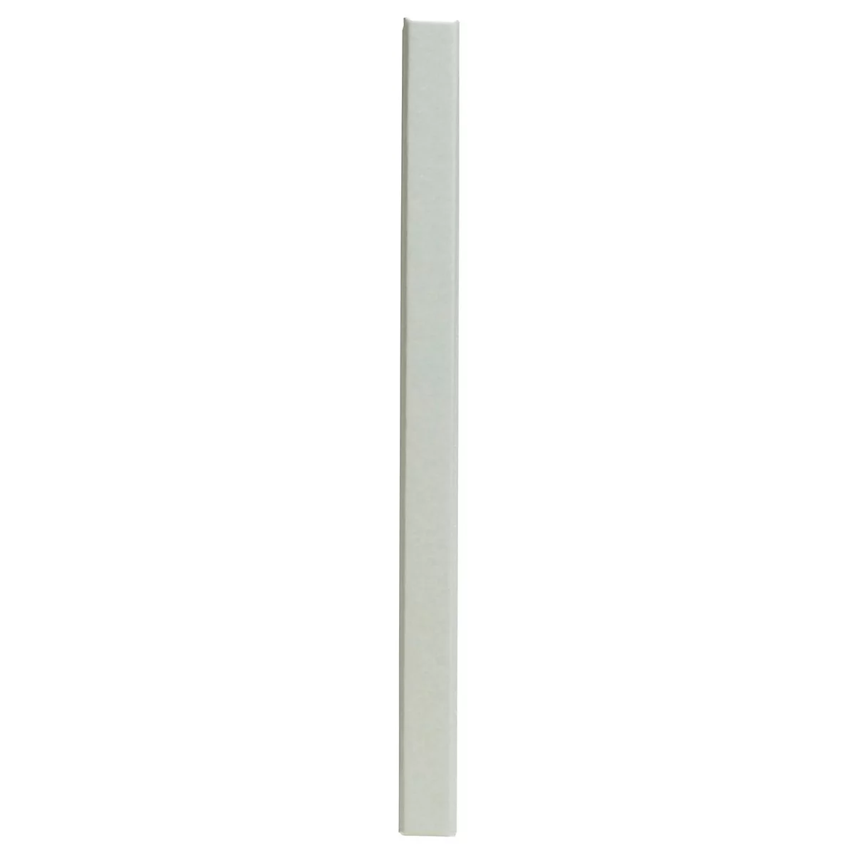 Un long rectangle simple, gris clair, aux coins arrondis, sur fond blanc.