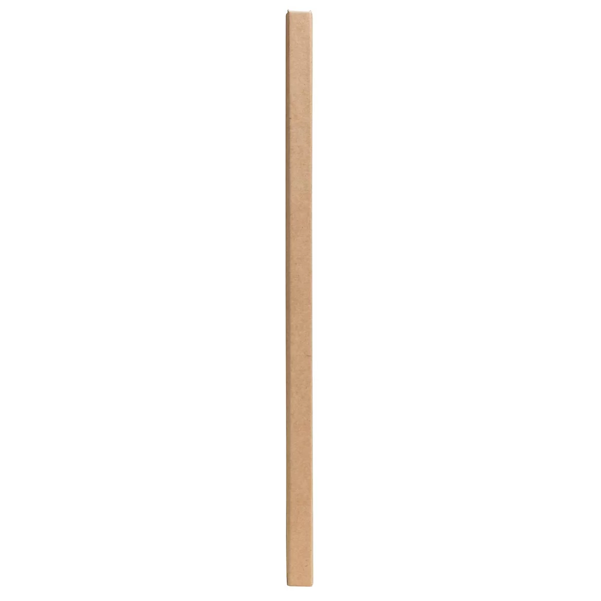 Une pièce de bois oblongue brun clair, probablement utilisée pour la construction.