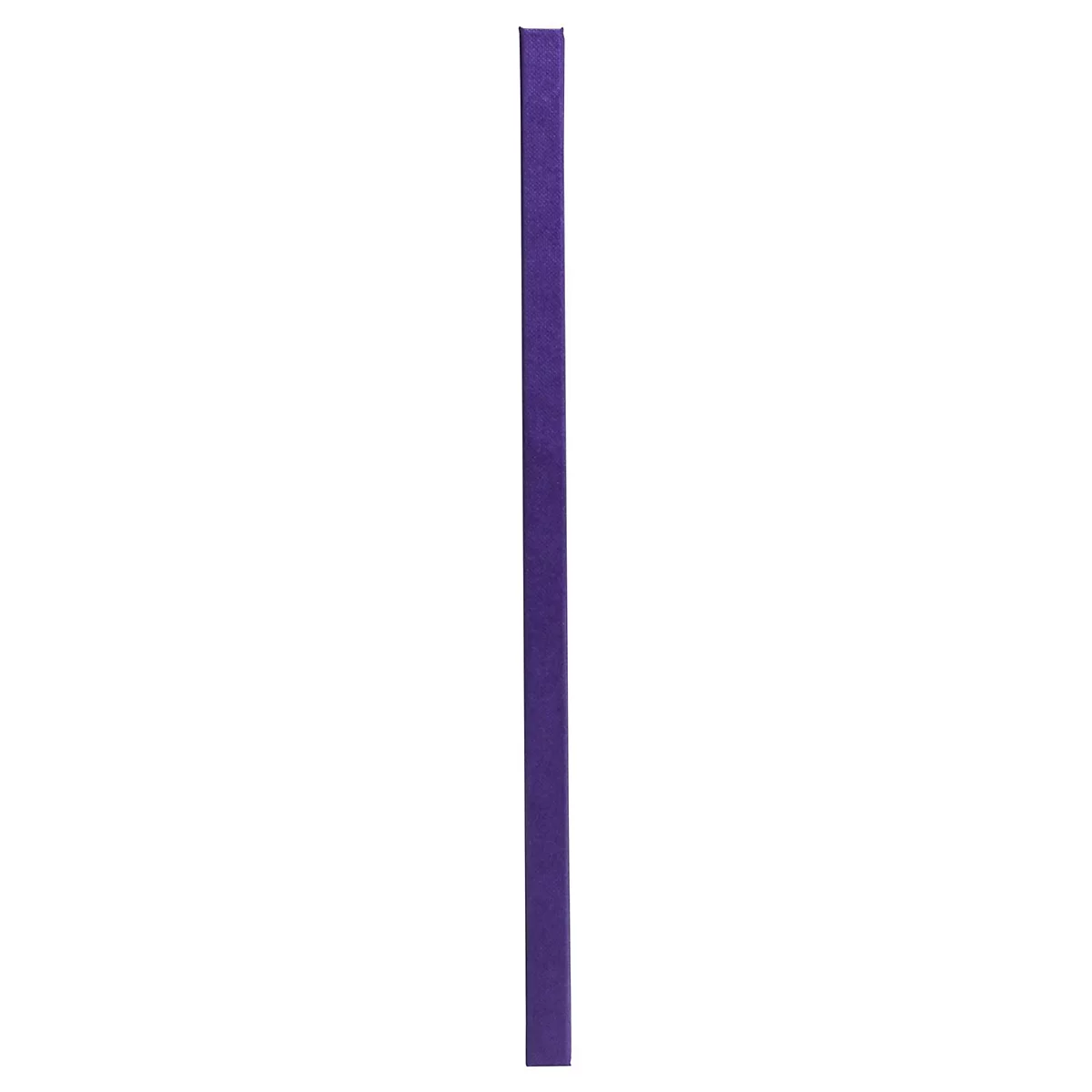 Une ligne verticale violette sur fond blanc.