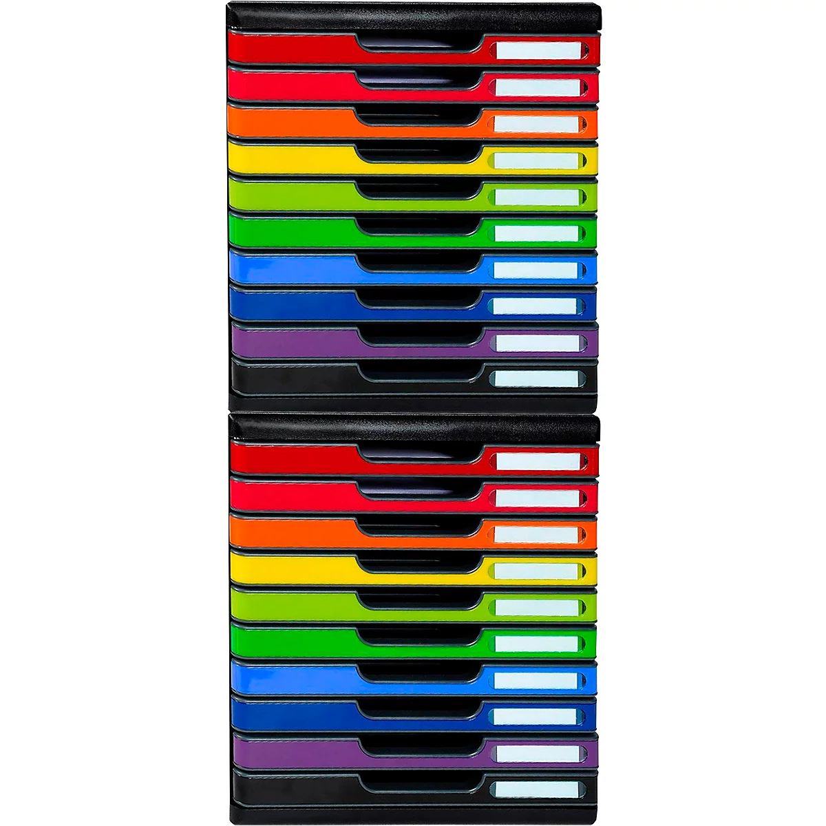 Multicolor documentenbak, kan worden beschreven met papier.