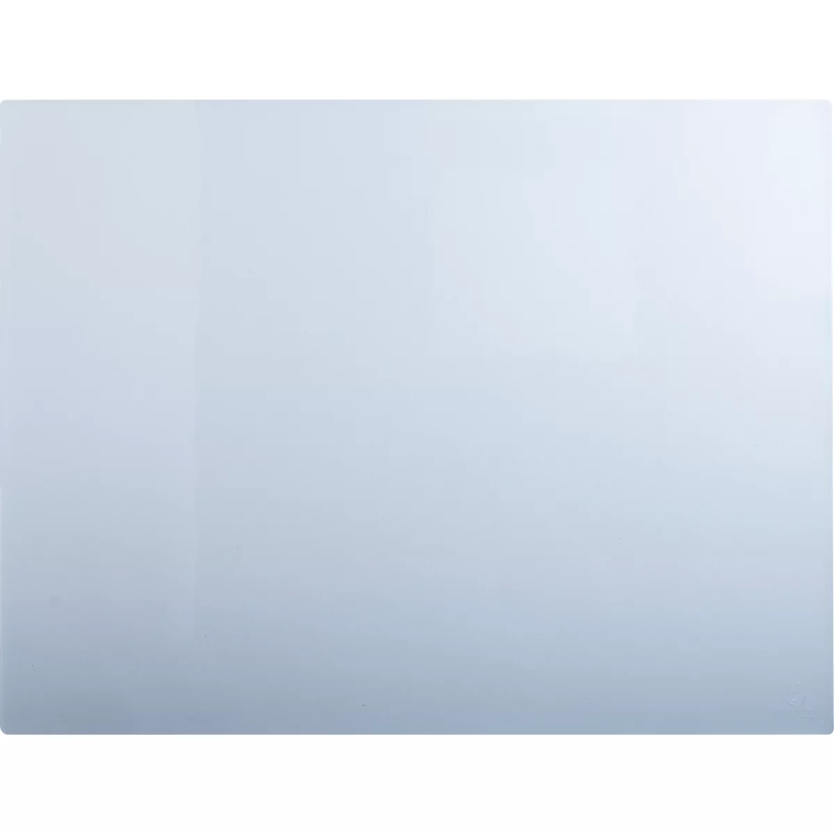 Image carrée bleu clair. Bande rectangulaire et sombre sur le côté gauche.