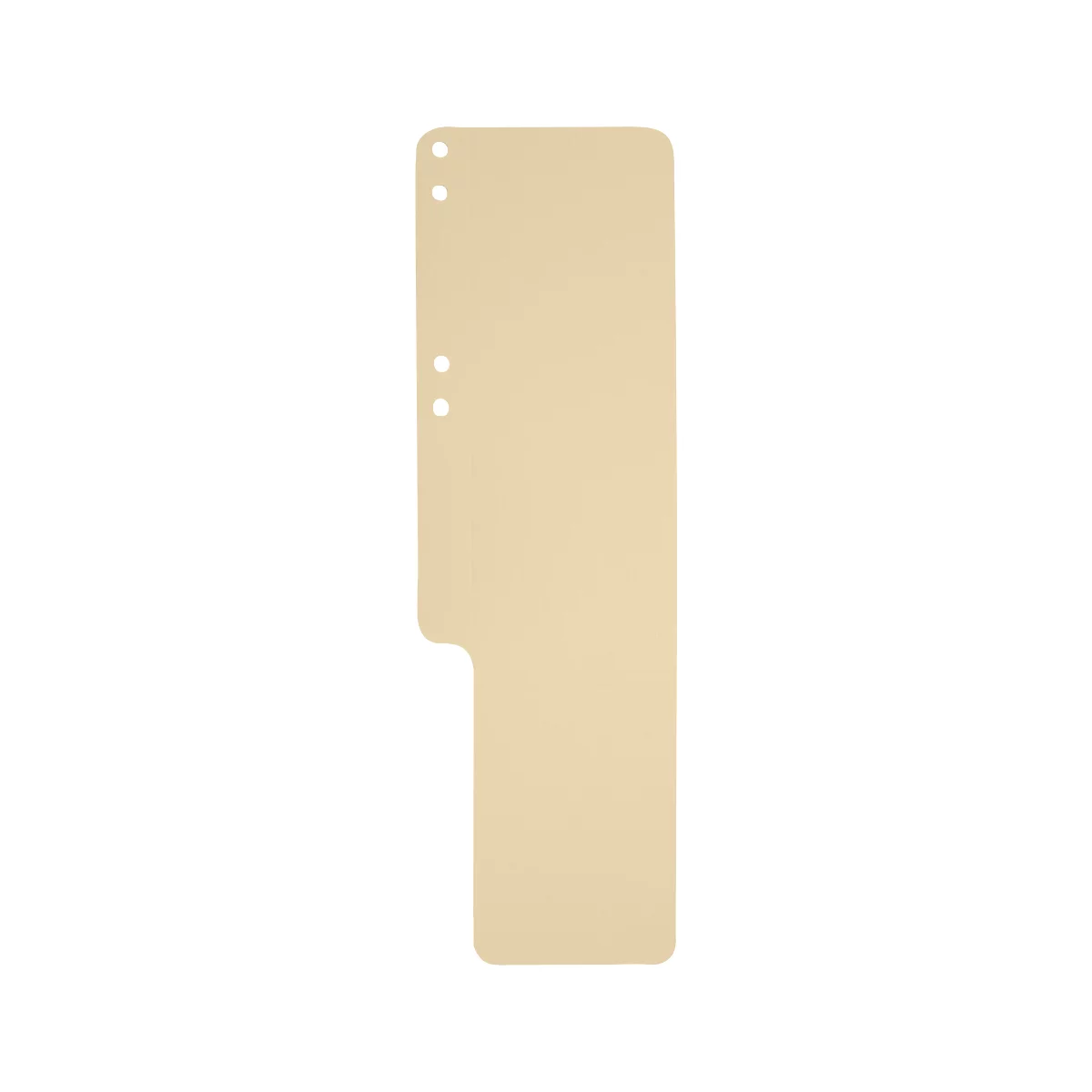 Exacompta verticale verdeelschotten, B 100 x H 320 mm, gemaakt van gerecycleerd karton, gems, 100 stuks