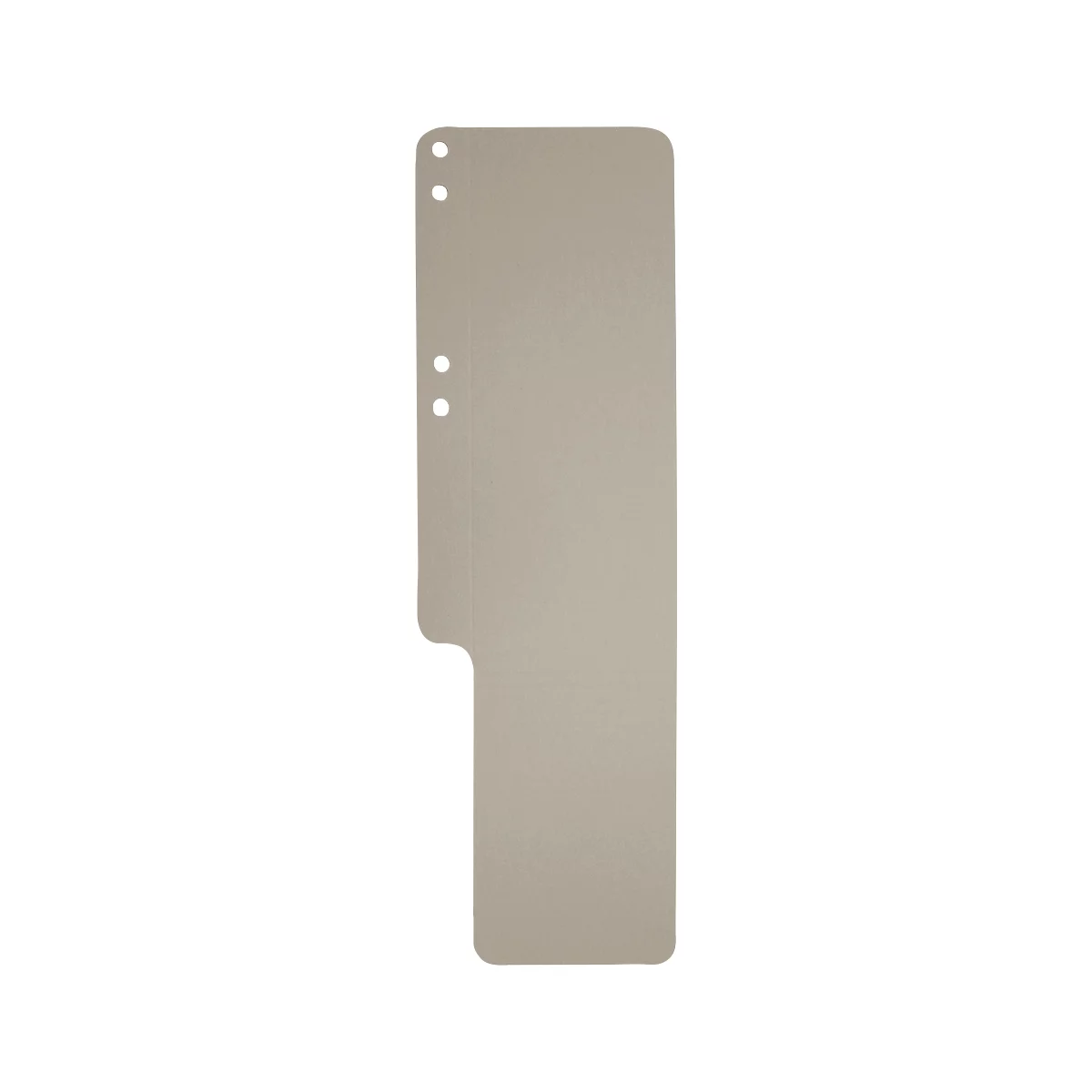 Exacompta verticale verdeelschotten, B 100 x H 320 mm, gemaakt van gerecycleerd karton, grijs, 100 stuks