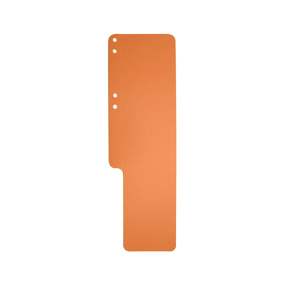 Exacompta verticale verdeelschotten, B 100 x H 320 mm, gemaakt van gerecycleerd karton, oranje, 100 stuks
