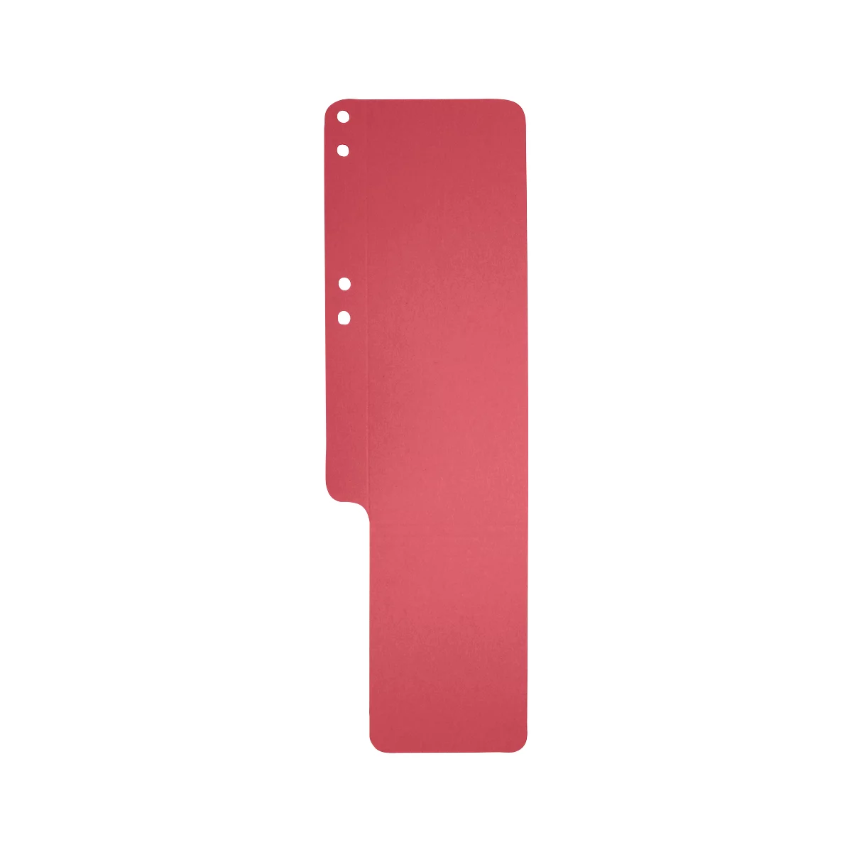 Exacompta verticale verdeelschotten, B 100 x H 320 mm, gemaakt van gerecycleerd karton, rood, 100 stuks