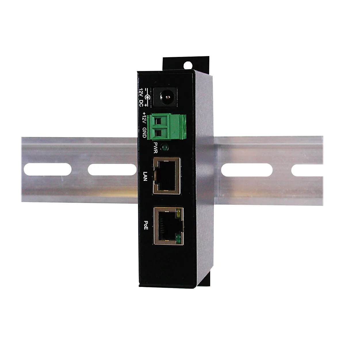 EXSYS EX-6006PoE - Power Injector (DIN-Schienenmontage möglich) - 12 V - 30.2 Watt - Ausgangsanschlüsse: 1