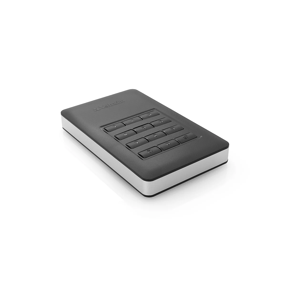 Externe Festplatte Verbatim Store'n' Go Secure HDD, USB 2.0 bis 3.1, Kennwortschutz, f. Windows & Mac, 1 TB