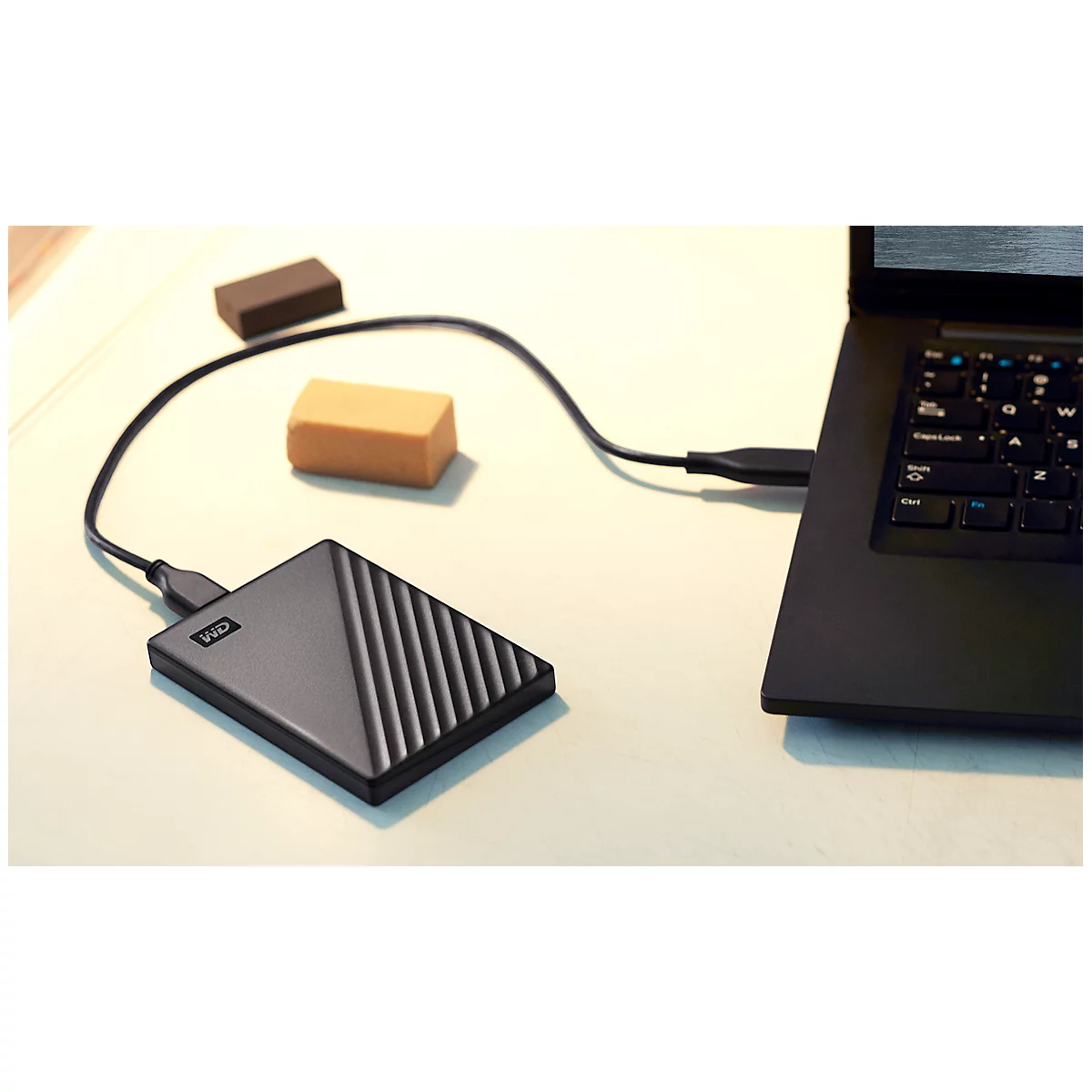 Externe Festplatte WD My Passport WDBYVG0010BBK, 1 TB, USB 3.0, schwarz