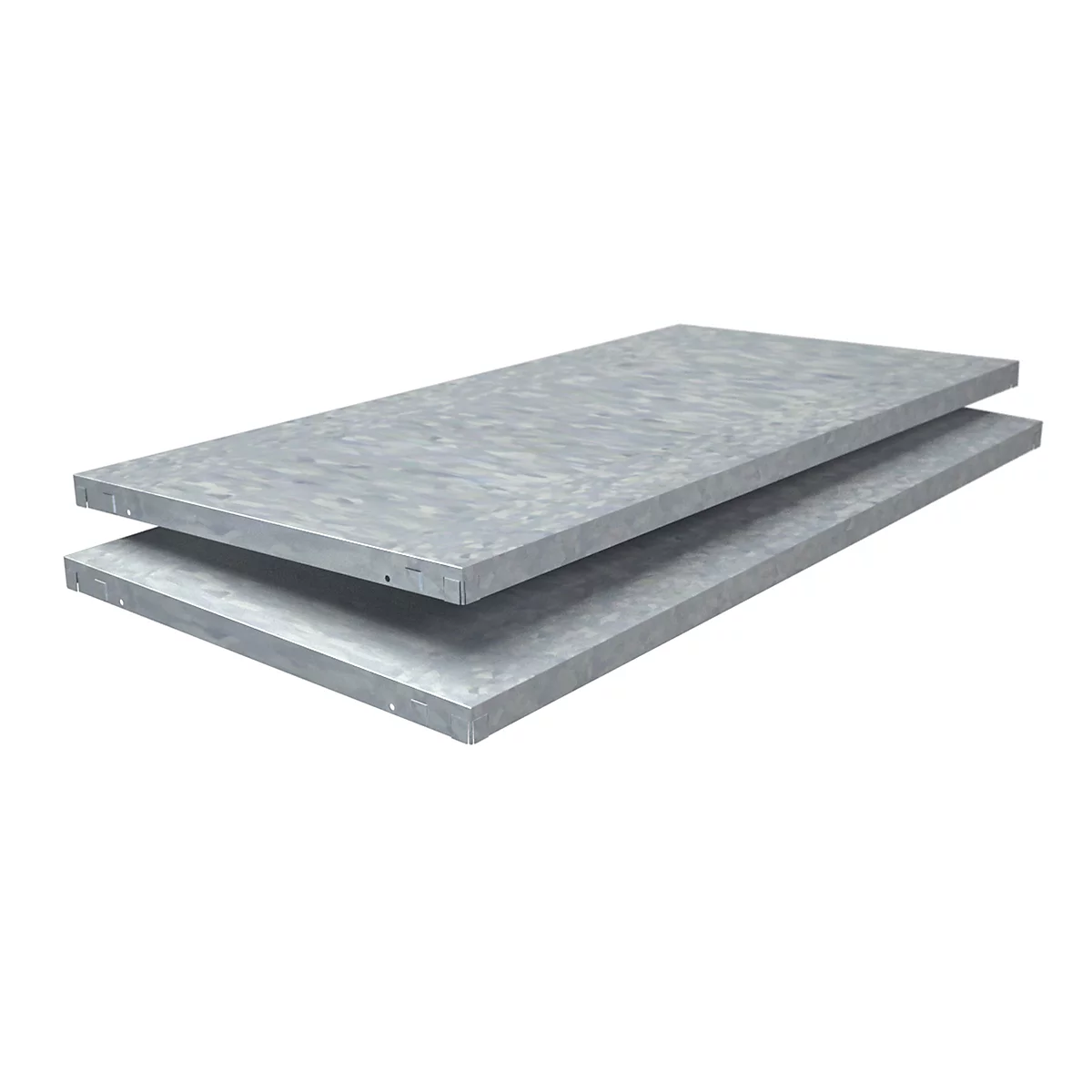 Extra legborden, voor insteekstellingen, B 1000 x D 500 mm, gegalvaniseerd