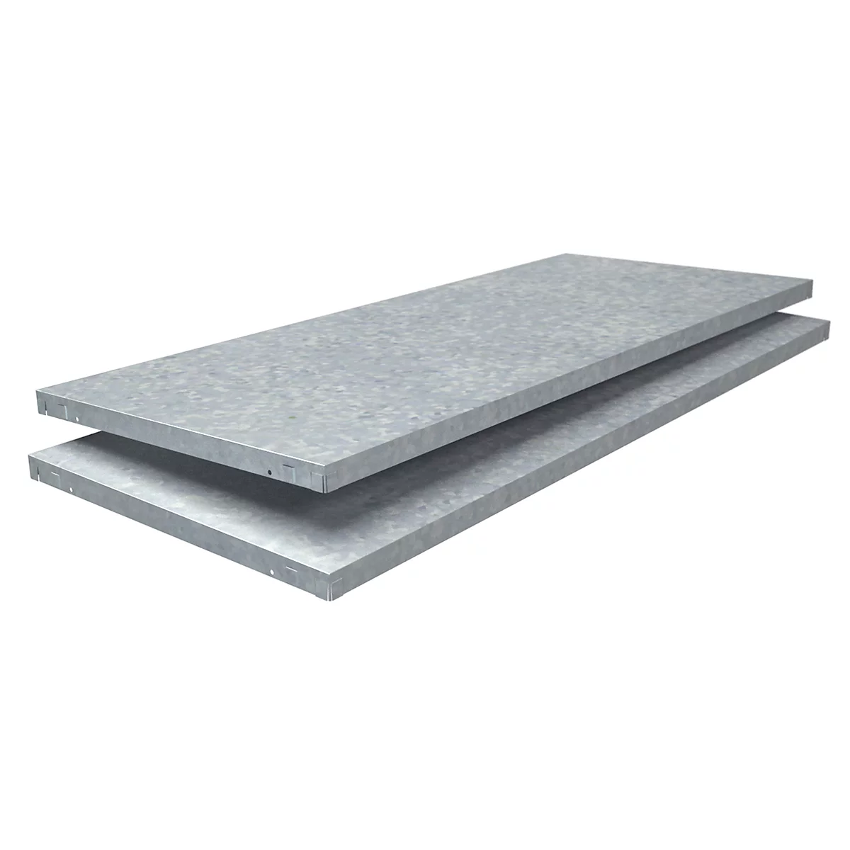 Extra legborden, voor insteekstellingen, B 1200 x D 500 mm, gegalvaniseerd