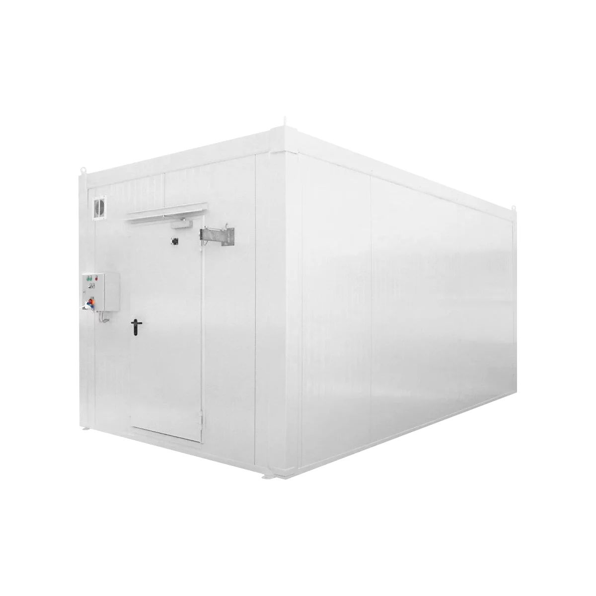 F-SAFE Gefahrstoffcontainer F90 BLS 24120 DIBt, isoliert, RAL 9002 grauweiß, B 12110 x T 2443 x H 2549 mm, 3300 l Auffangvolumen
