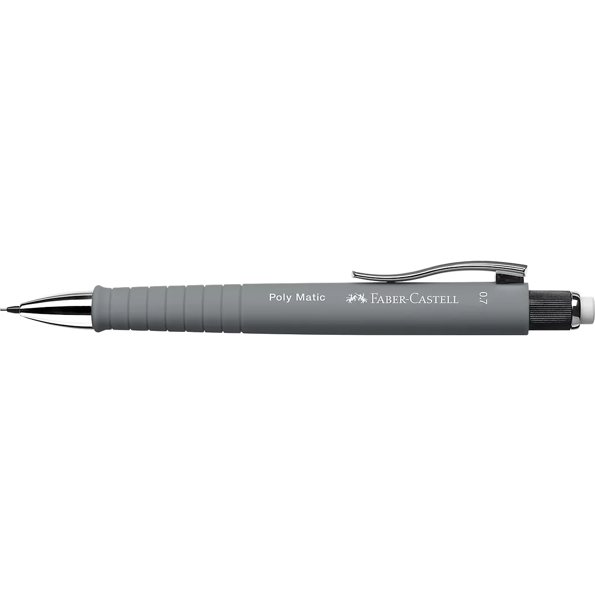 FABER-CASTELL vulpotlood Poly Matic, dikte vulling 0,7 mm, navulbaar, grijs