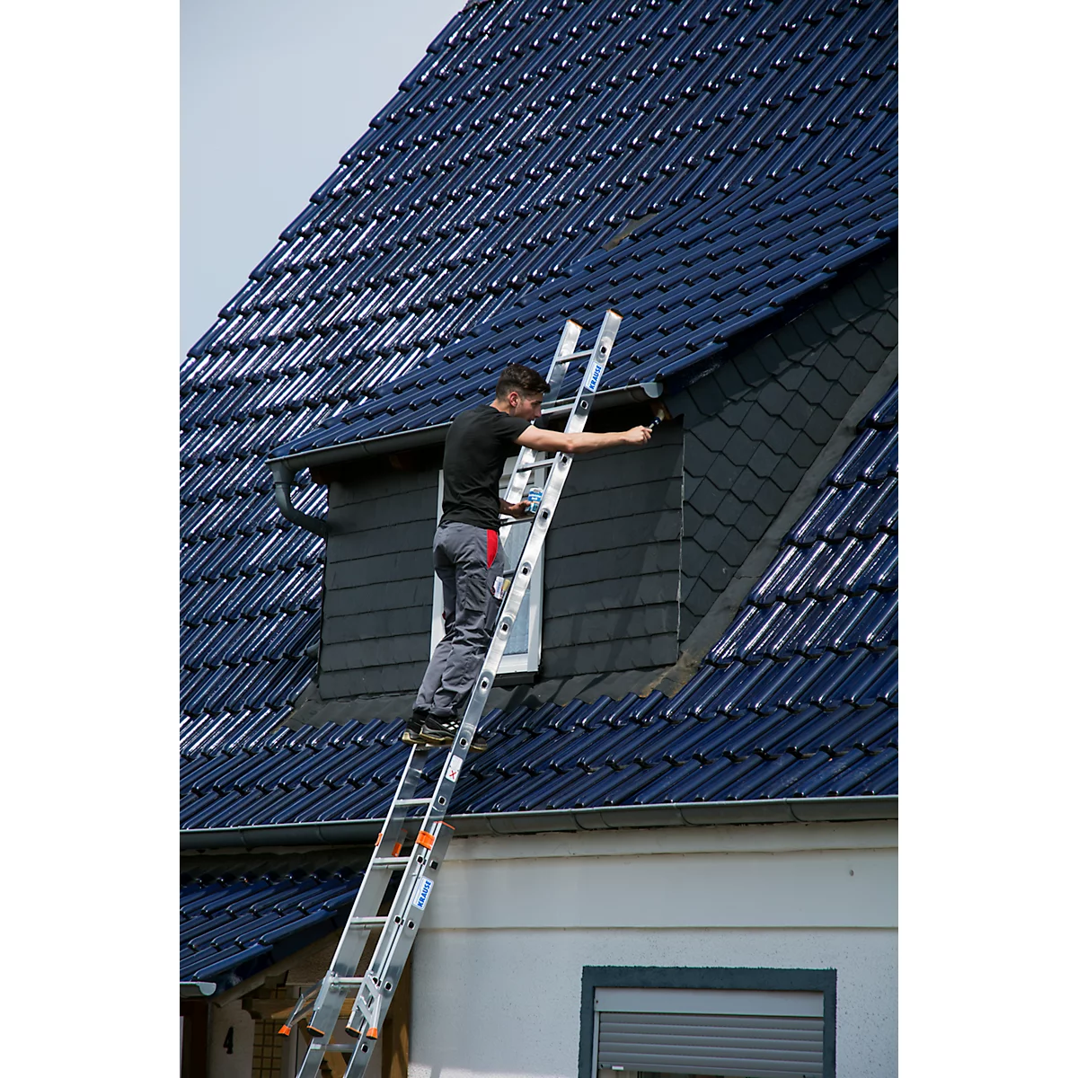 FABILO schuifladder, 2 x 12 sporten