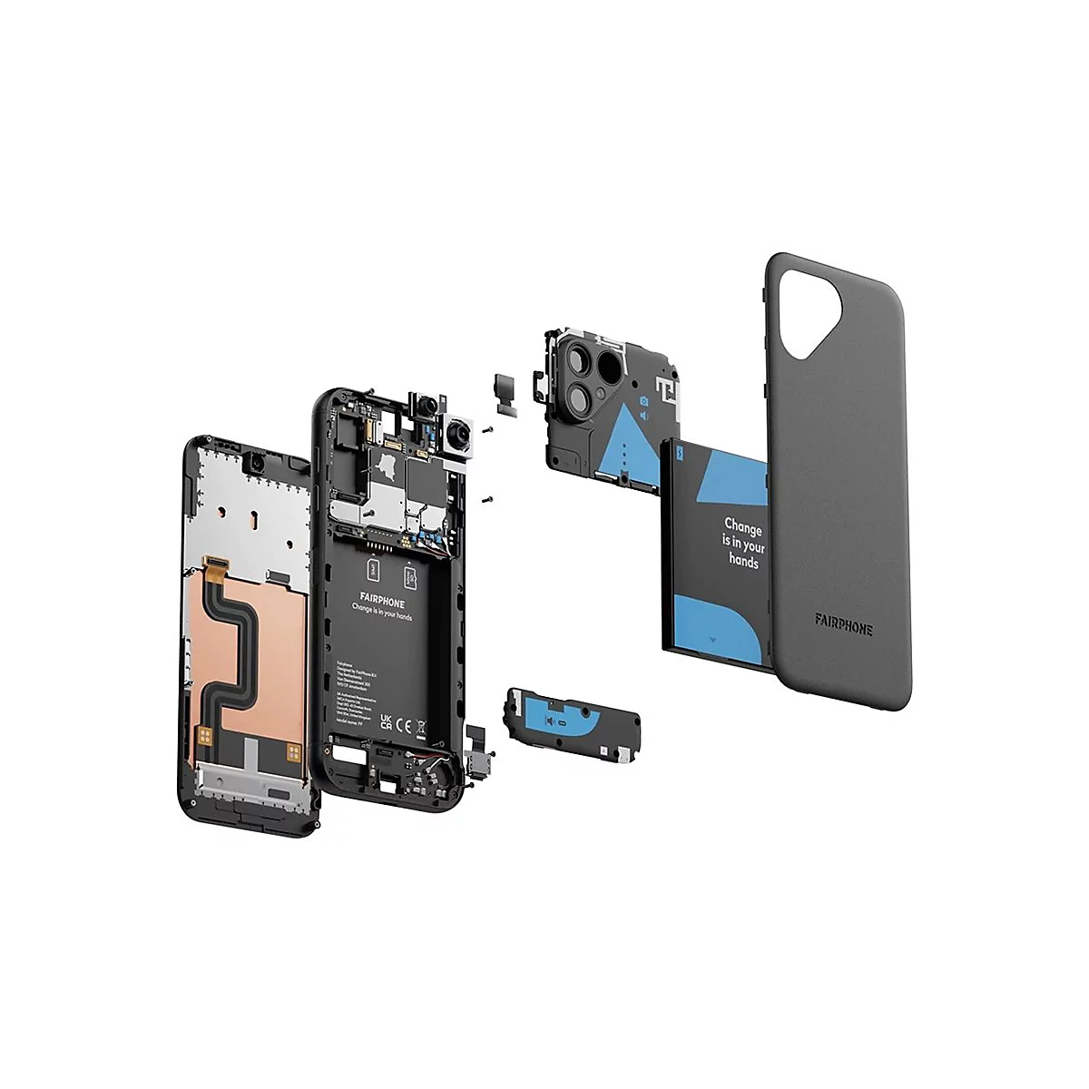 Fairphone 5 - 5G Smartphone - Dual-SIM - RAM 8 GB / Interner Speicher 256 GB - microSD slot - OLED-Display