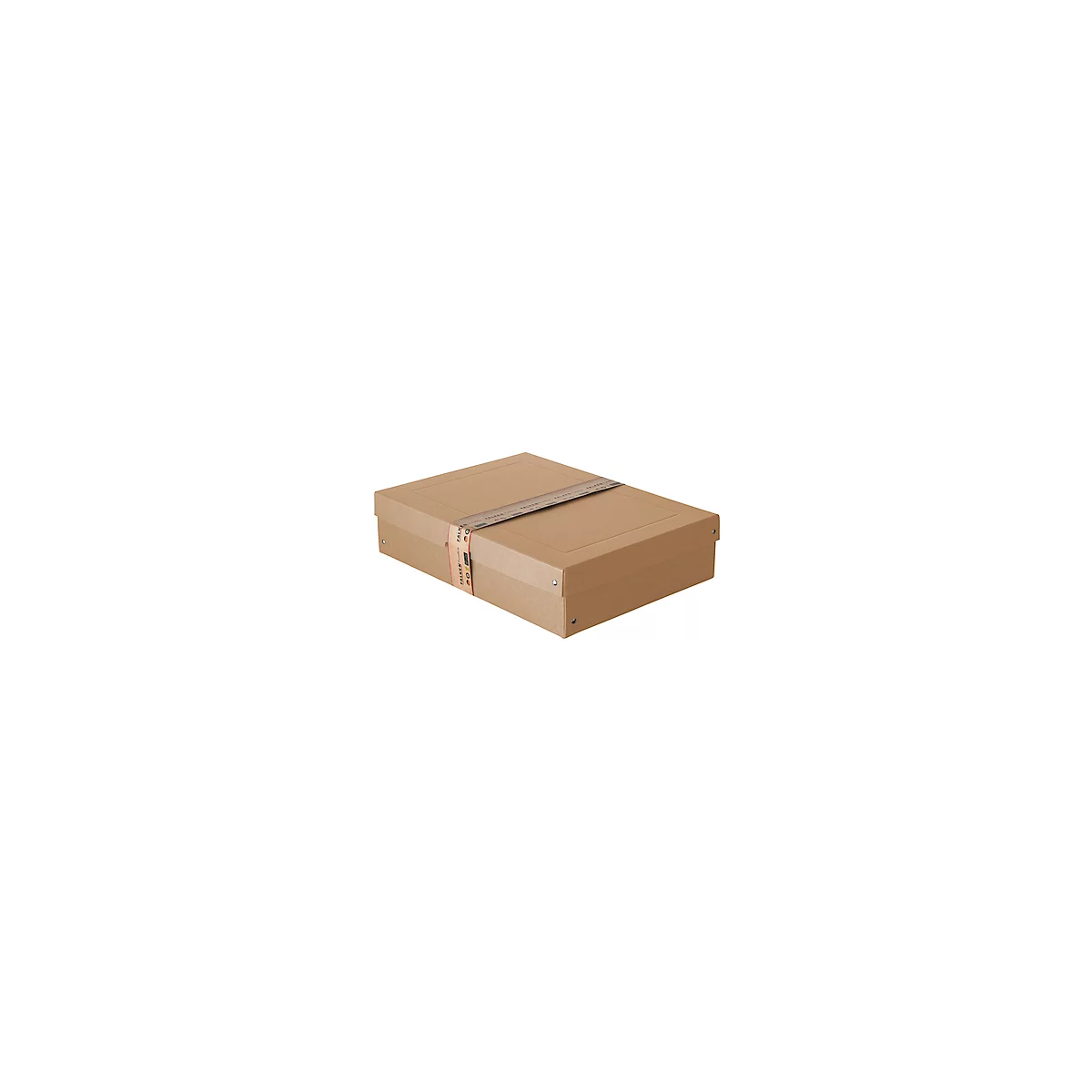 Falken PureBox Nature A3 archiefbox, voor maximaal 1250 vel, met etiketveld, L 440 x B 320 x vulhoogte 100 mm, FSC® karton, bruin