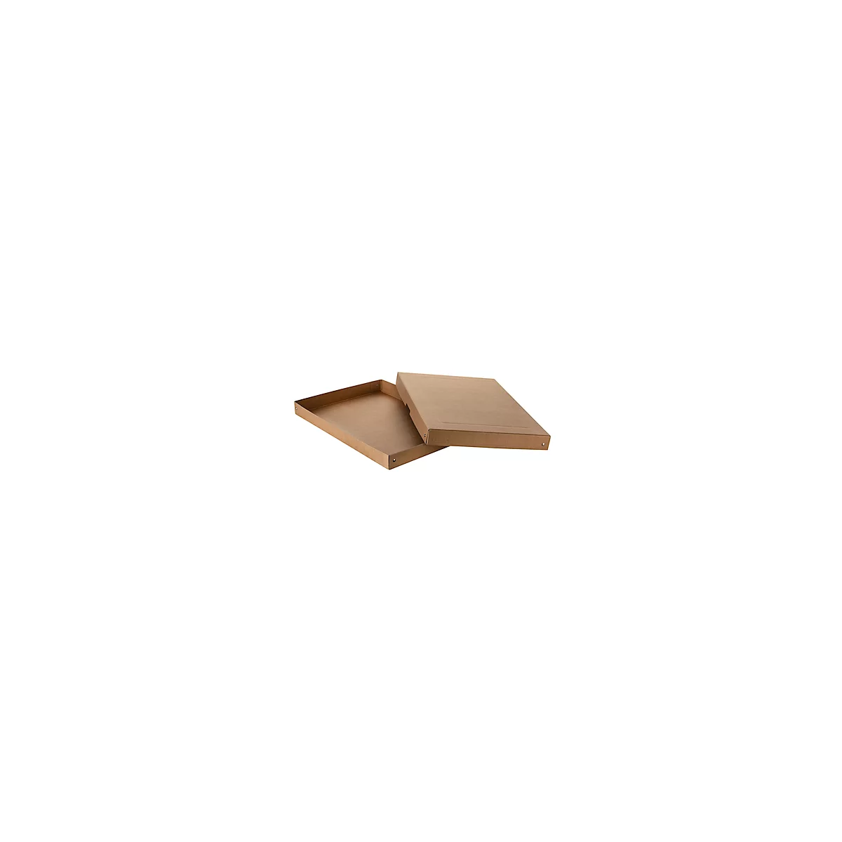 Falken PureBox Nature A3 archiefbox, voor maximaal 500 vel, met etiketveld, L 440 x B 320 x vulhoogte 40 mm, FSC® karton, bruin