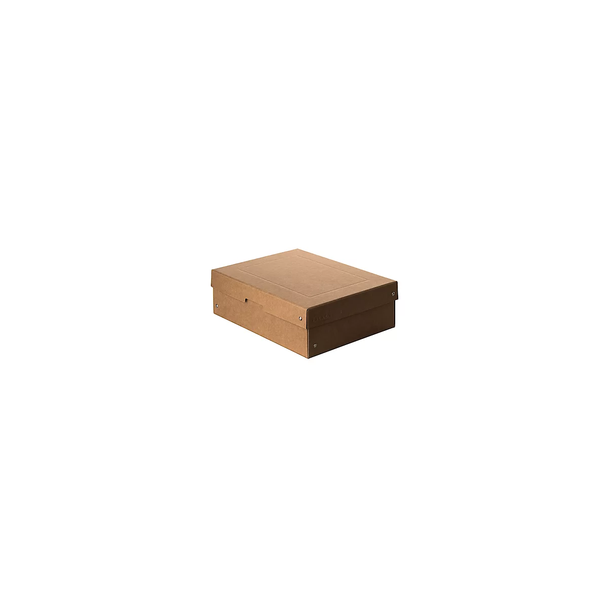 Falken PureBox Nature A4 archiefbox, voor maximaal 1250 vel, met etiketveld, L 320 x B 240 x vulhoogte 100 mm, FSC® karton, bruin