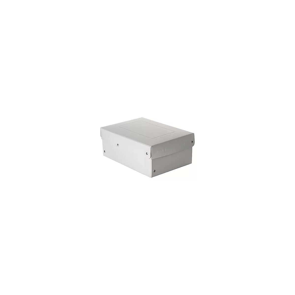Falken PureBox PRO A5 archiefdoos, voor maximaal 1250 vel, DIN ISO 16245-A, met etiketveld, L 250 x B 180 x vulhoogte 100 mm, FSC® karton, wit